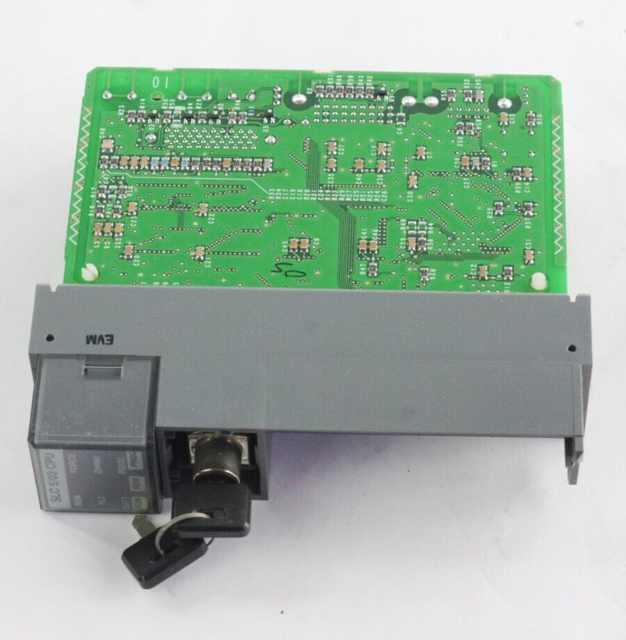 Allen Bradley 1747-L531 Ser E Rev 8 SLC500 Processor w/ 1747-OS302 Ser C FRN 5