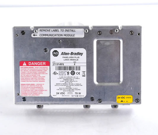 Allen Bradley 2711P-RPX /F Panelview Plus Logic Module 2711PRPX