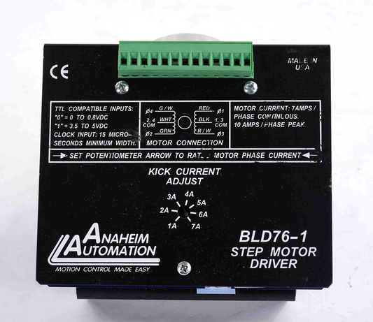 Anaheim Automation BLD76-1 Step Motor Driver 7A BLD761