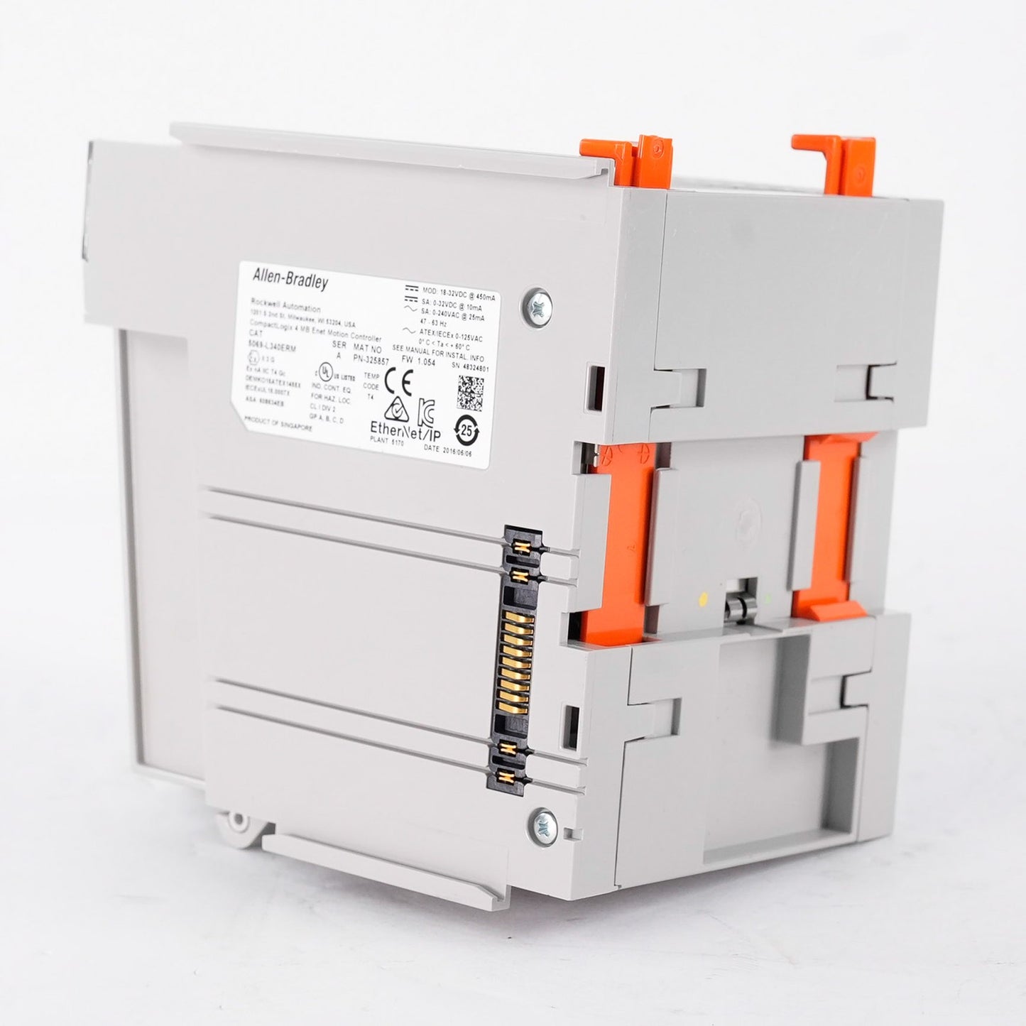 Allen Bradley 5069-L340ERM /A CompactLogix 5380 Controller 4MB 5069L340ERM
