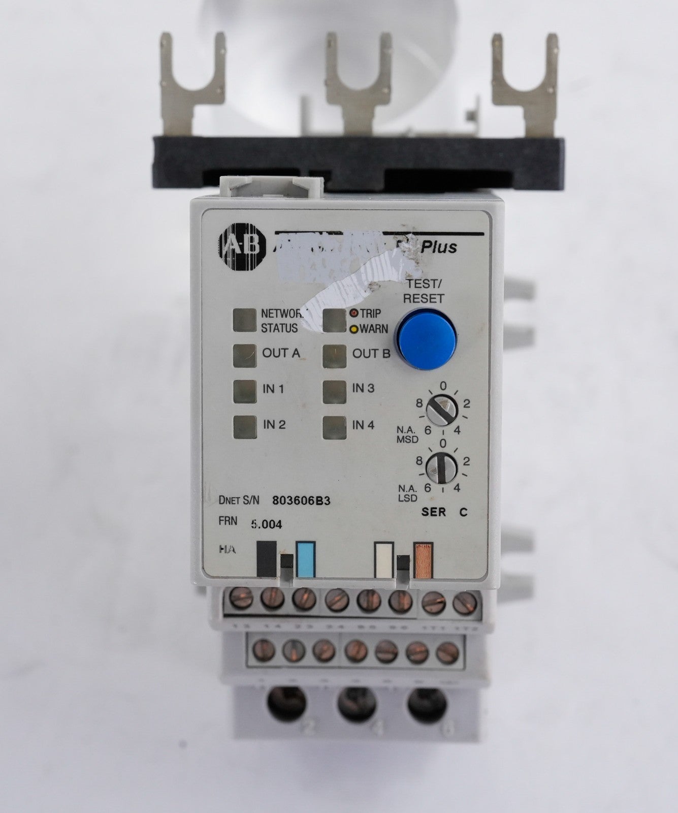 Allen Bradley 592-EC2AC /C E3 Plus Overload Relay DeviceNet 592EC2AC