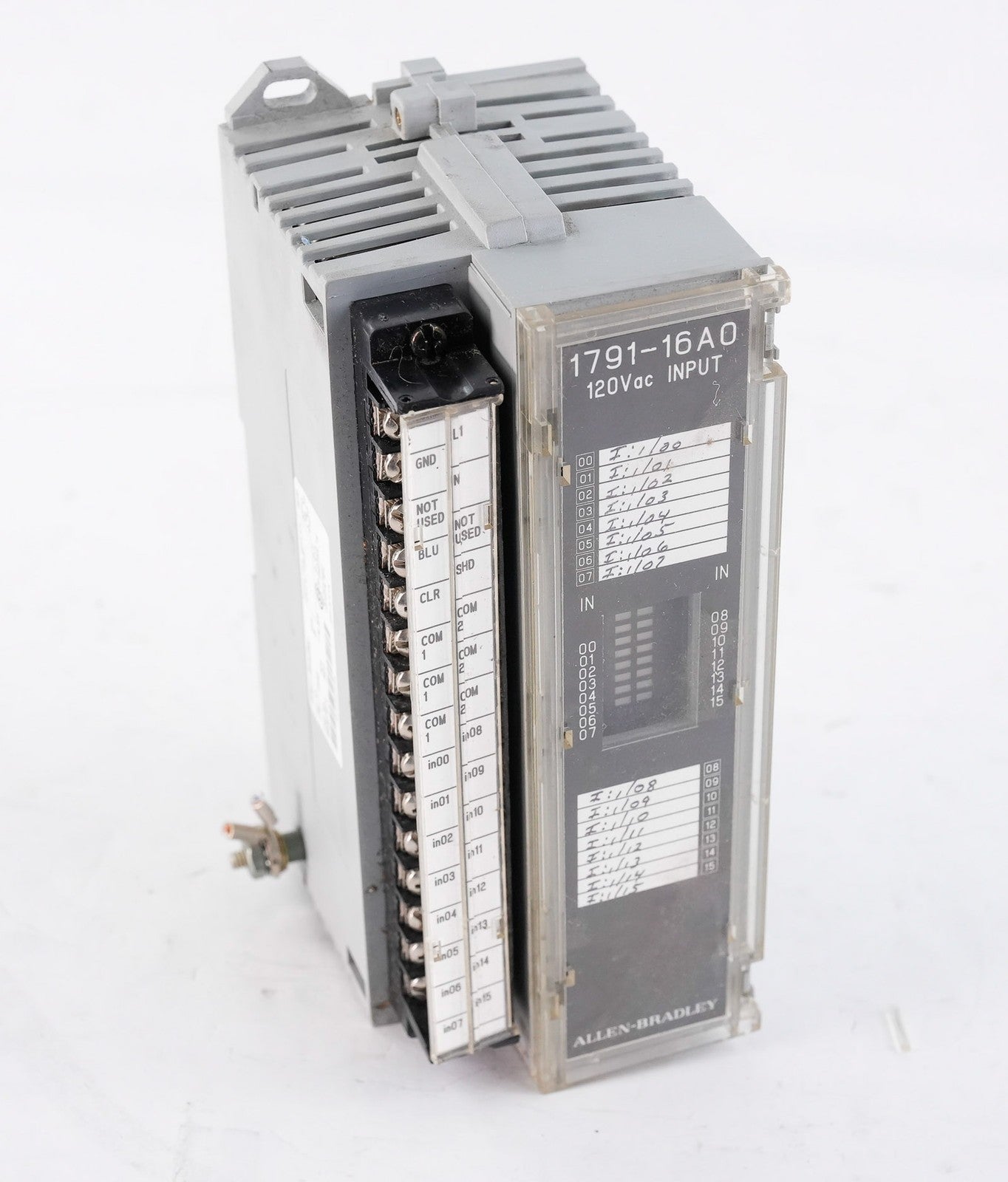 Allen Bradley 1791-16A0 /B Rev. C01 Block Input Module 179116A0 96327071