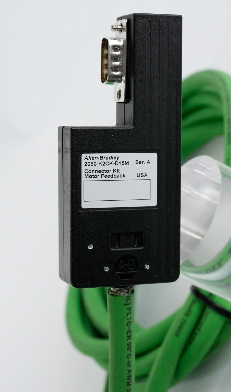 Allen Bradley 2090-CFBM7DF-CEAA05 /A Motor Feedback Cable + 2090-K2CK-D15M /A