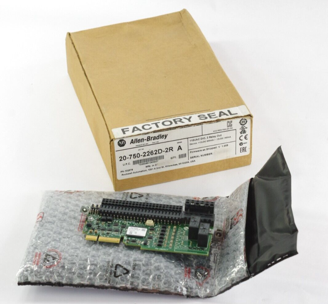 Allen Bradley 20-750-2262D-2R Powerflex 753 I/O Module Ser A