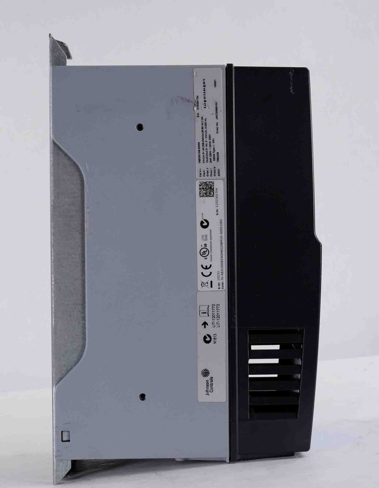 Johnson Controls VS8D0210B-00000 Variable Speed Drive 240VAC NEMA Type 1