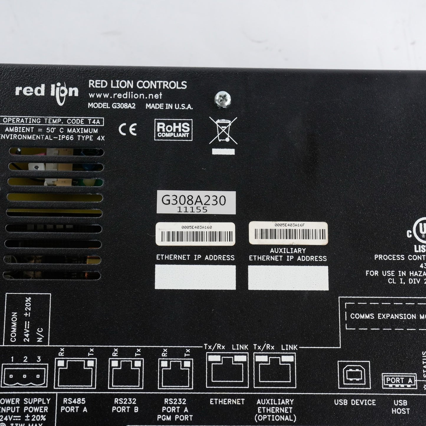 Red Lion Controls G308A2 Interface Terminal G308A230 Refurb -Compatible G308A210