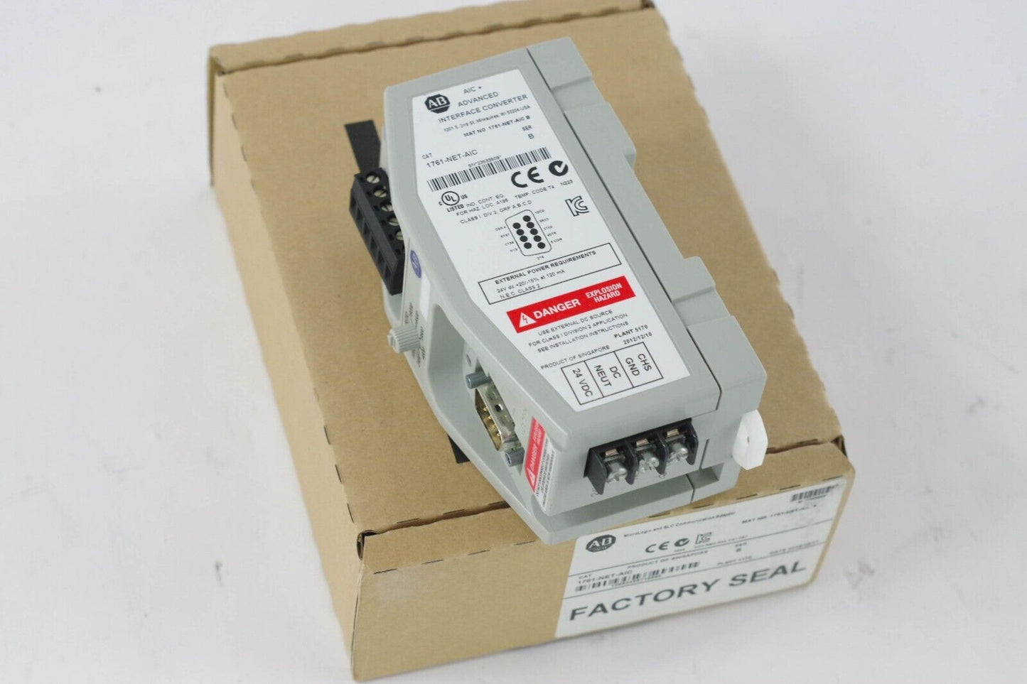 Allen Bradley 1761-NET-AIC Ser B AIC+ Advanced Interface Converter - Open