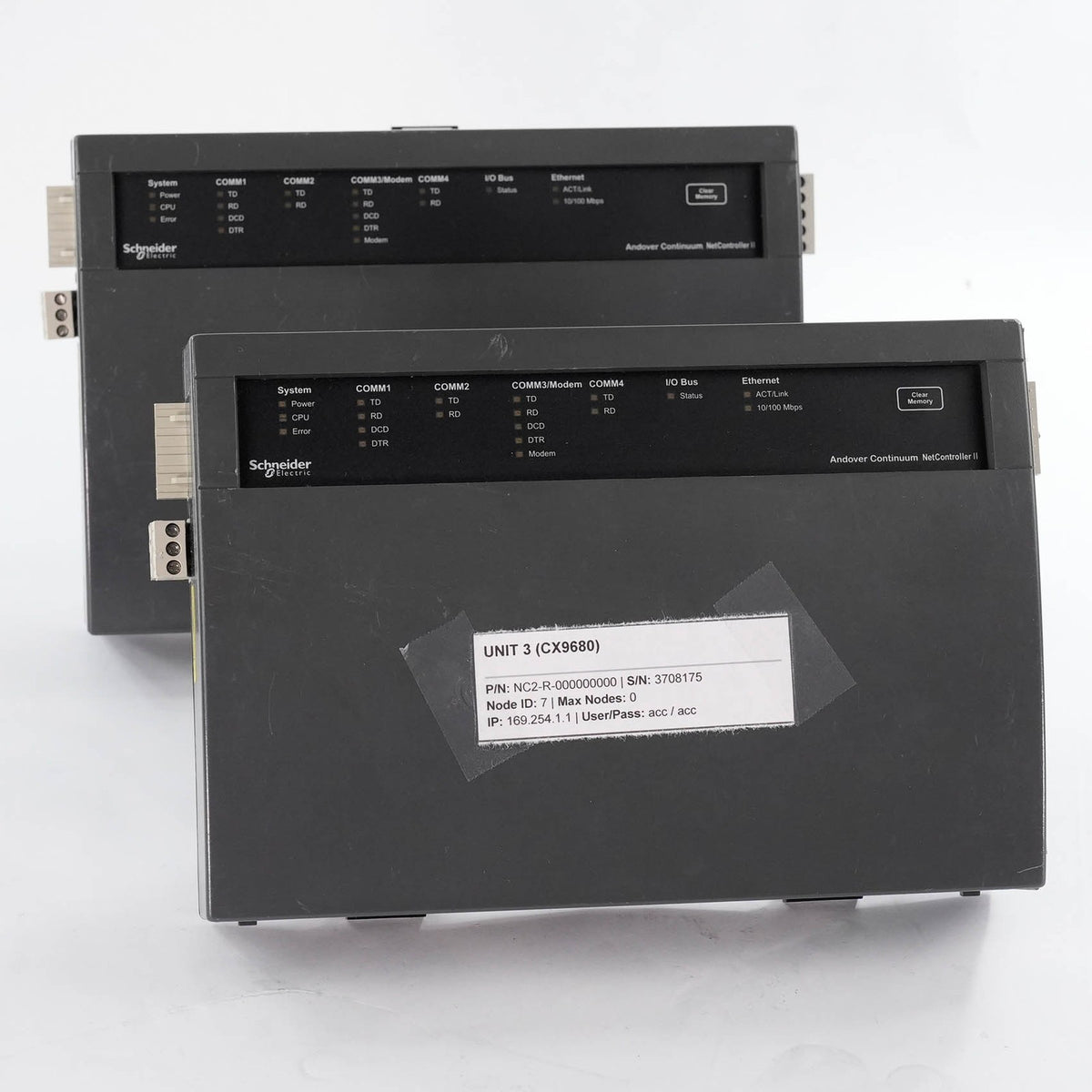 Schneider Electric CX9680 NC2-R-000000000 Continuum NetController 2 CX 9680 NC2R