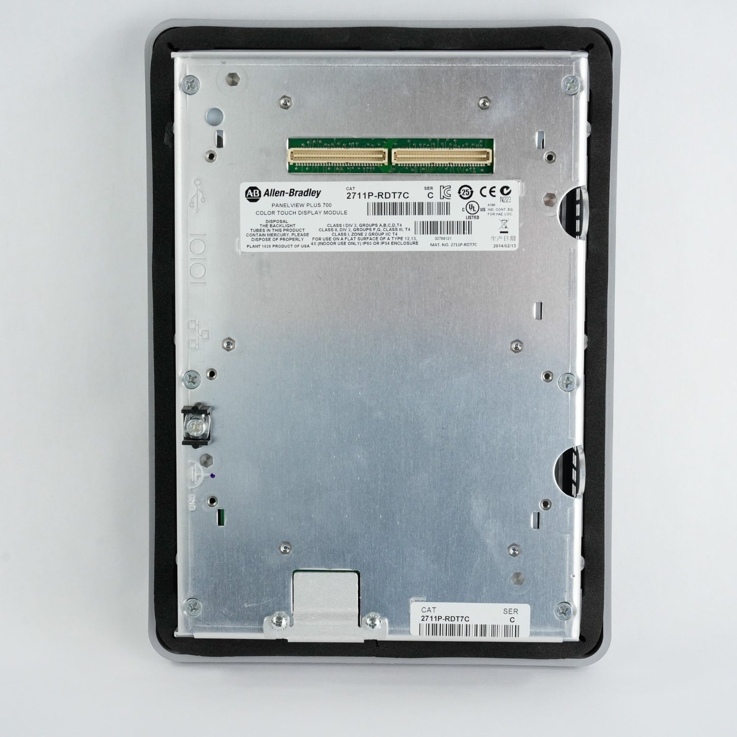Allen Bradley 2711P-RDT7C /C PanelView Plus 700 Color Touch Display 2711PRDT7C