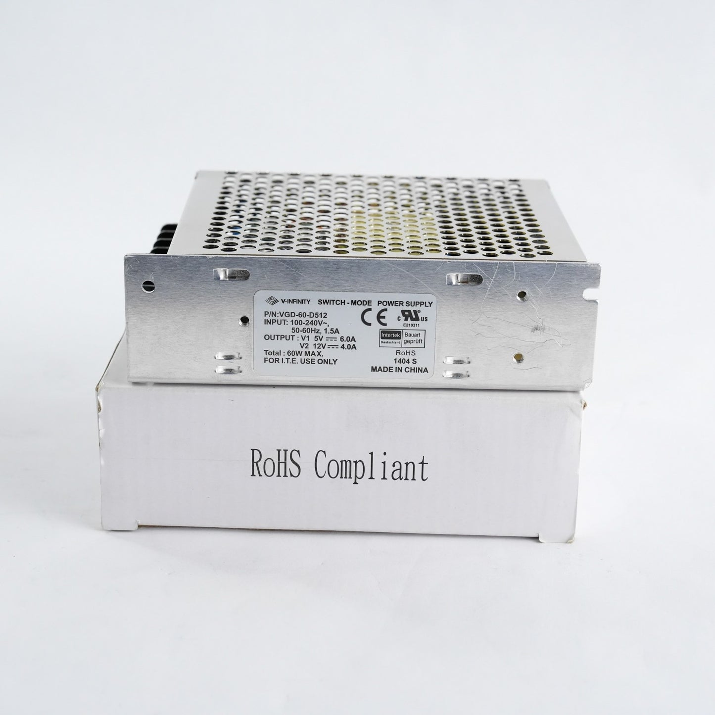 V-Infinity VGD-60-D512 Switch-Mode Power Supply 100-240V 50/60Hz - Open Box