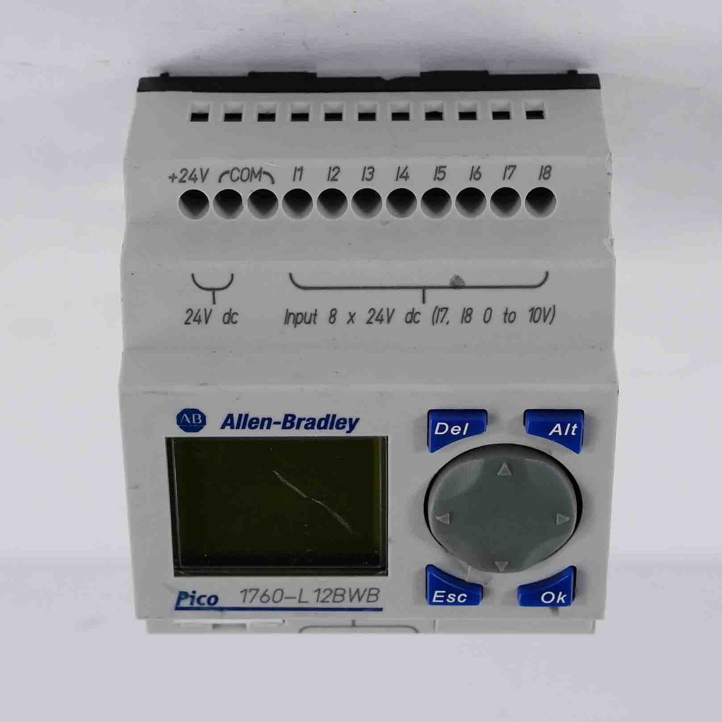 Allen-Bradley 1760-L12BWB /B Rev D Pico Controller 24VDC 1760L12BWB