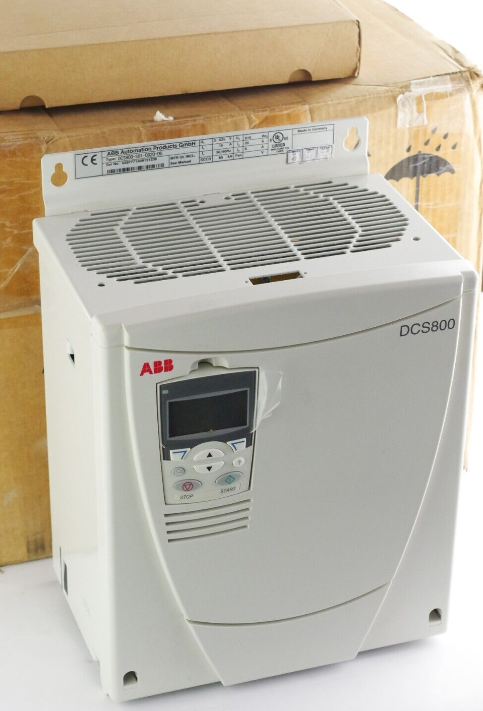ABB DCS800-S01-0020-05 DC Drive DCS800 Series / DCS800S010020050 - Open Box
