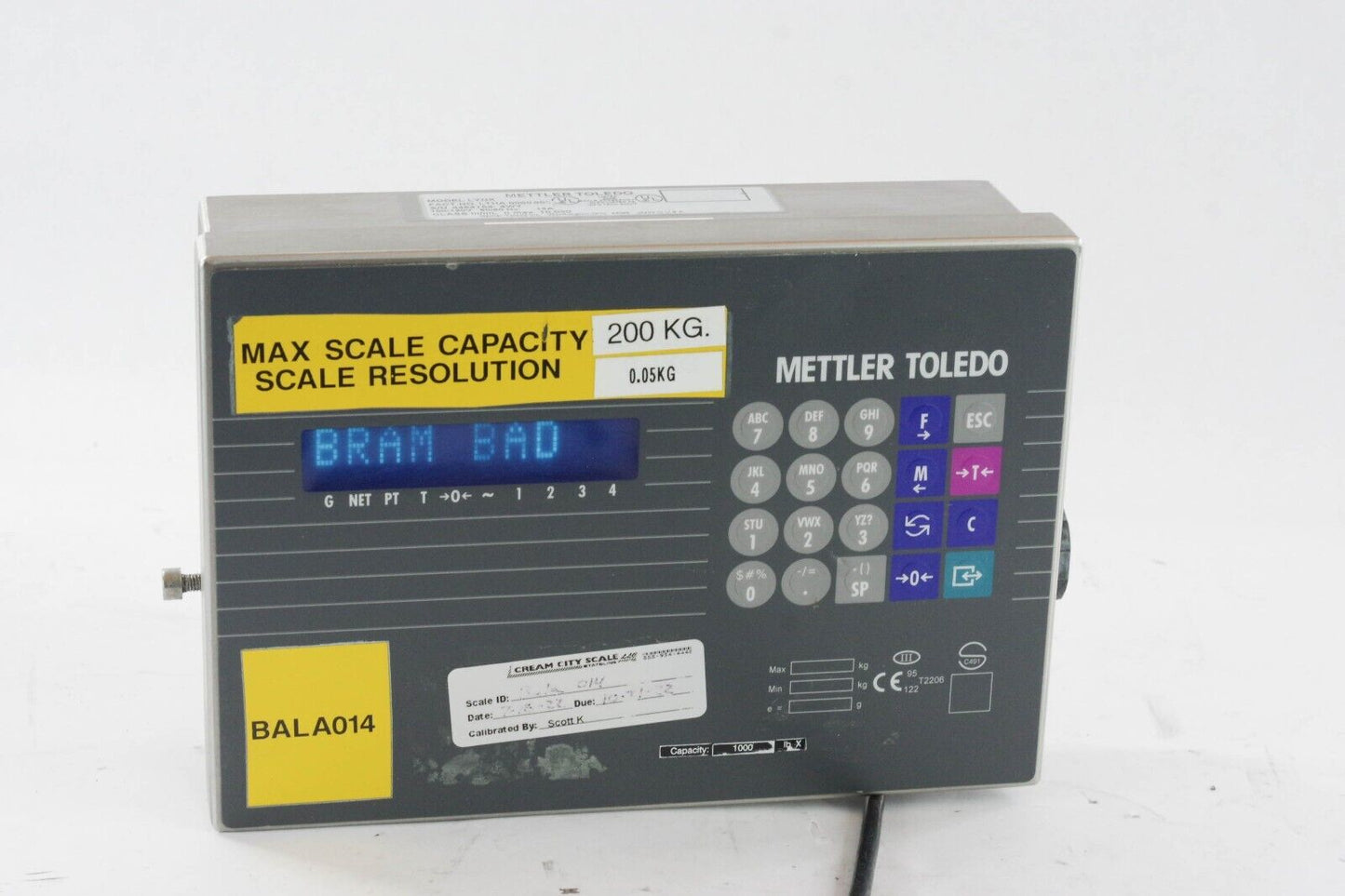 Mettler Toledo LYNX Digital Scale Indicator LTHA 0000 000