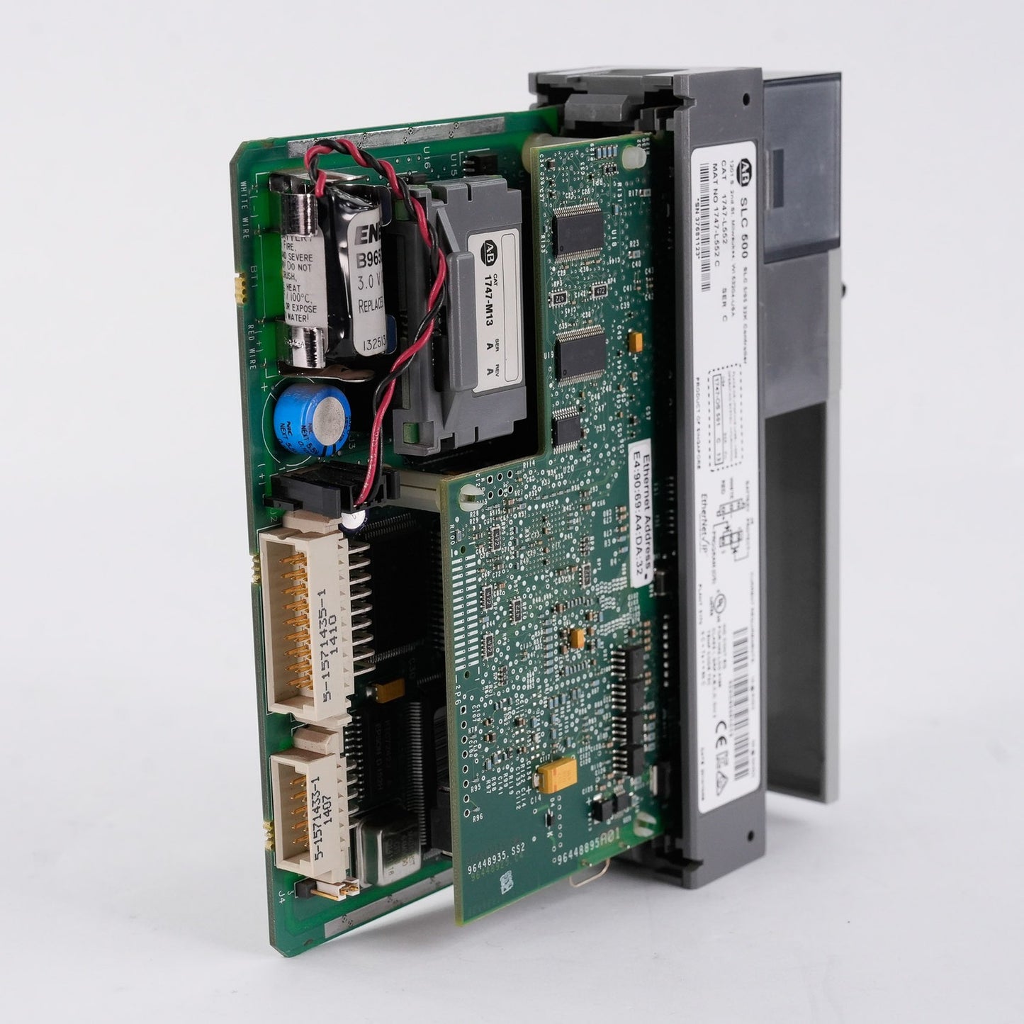 Allen Bradley 1747-L552 /C SLC 500 5/05 Processor 32K 1747L552 Ethernet Ser C