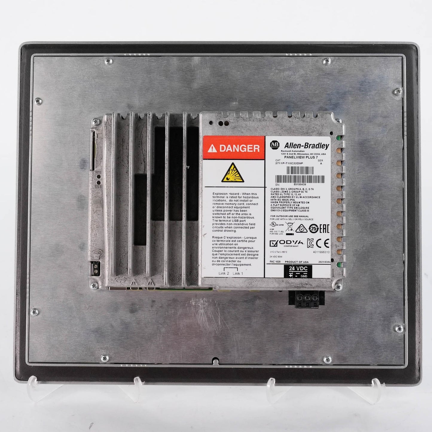 Allen Bradley 2711P-T10C22D9P Ser A PanelView Plus 7 10.4in Touch 24VDC