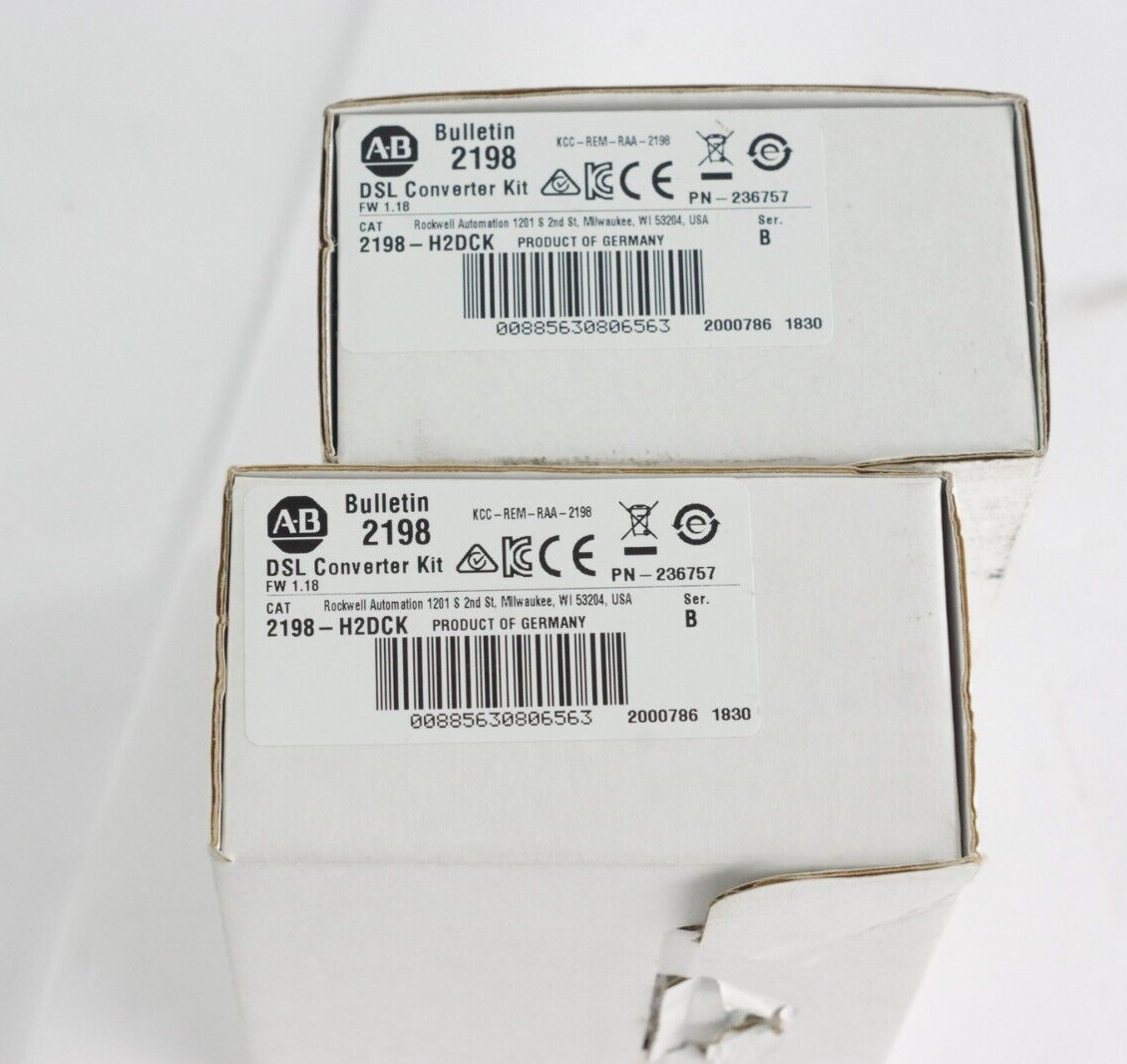 Allen Bradley 2198-H2DCK /B DSL Converter Kit VDC 7-12V