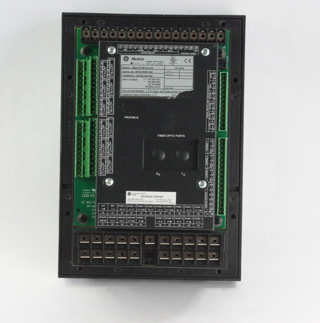 General Electric GE 369-HI-R-M-0-0-0-E Motor Management Relay Multilin 369