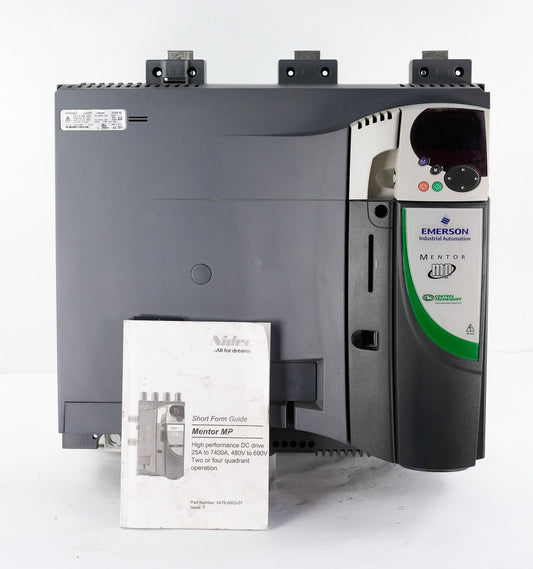 Emerson MP550A4 Mentor DC Drive 200kW 300HP 550A 480V STD19 Control-Techniques