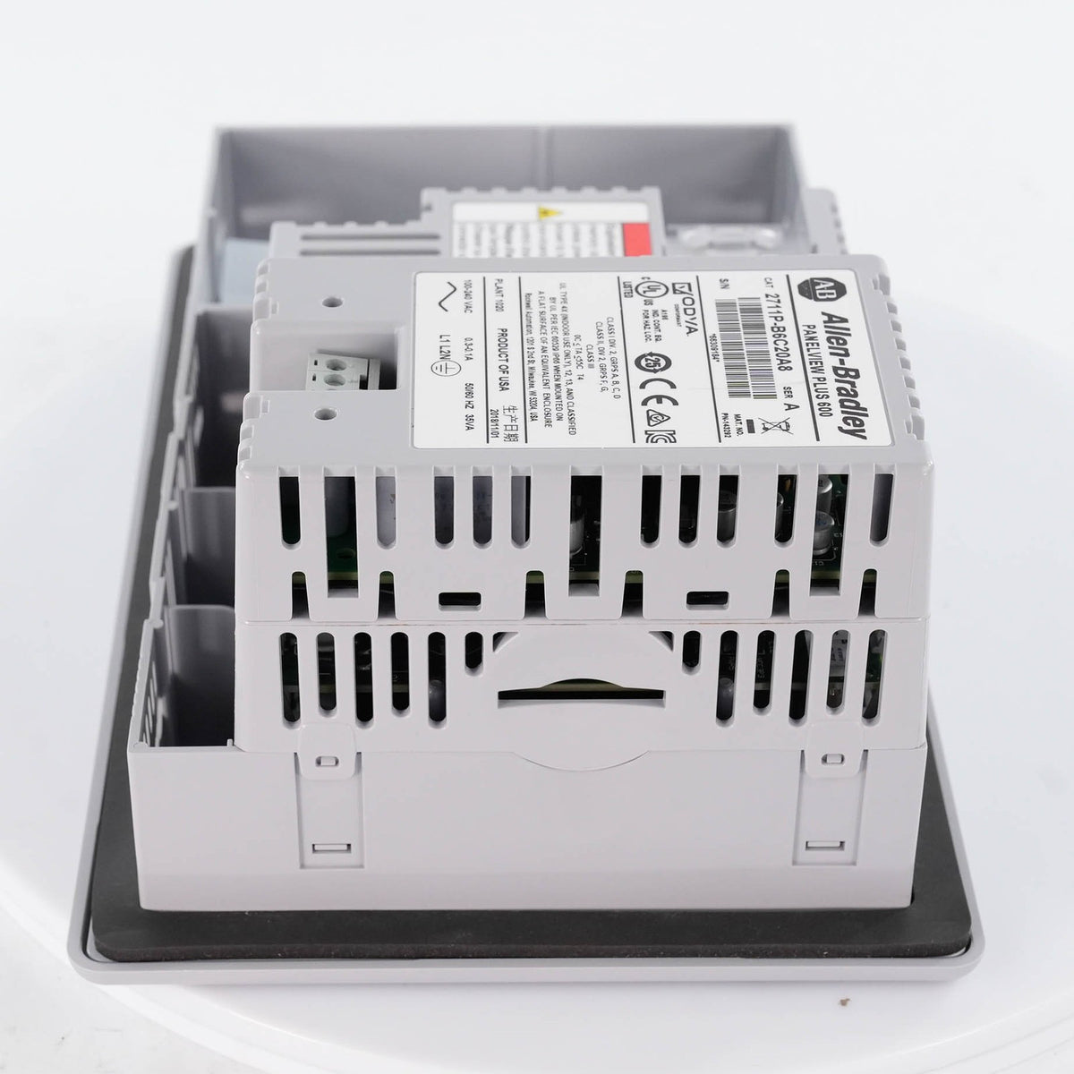 Allen Bradley 2711P-B6C20A8 Ser A PanelView Plus 600 Color HMI 100-240 VAC