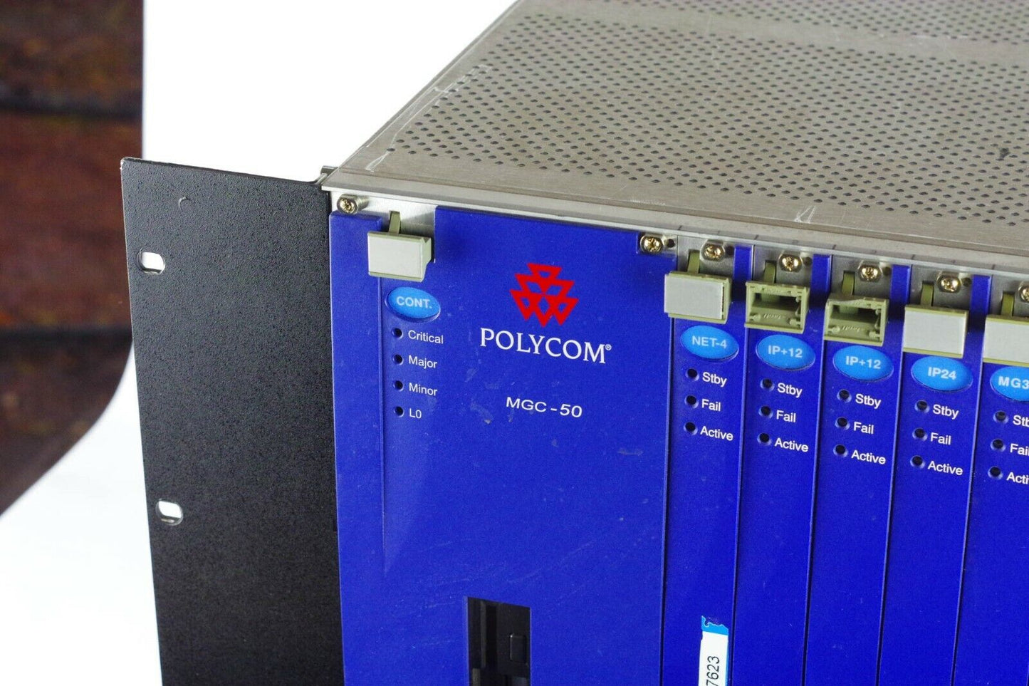 Polycom MGC-50 NET-4 MG323 MUX VIDEO 8 AUDIO CARDS - Video Conferencing Bridge