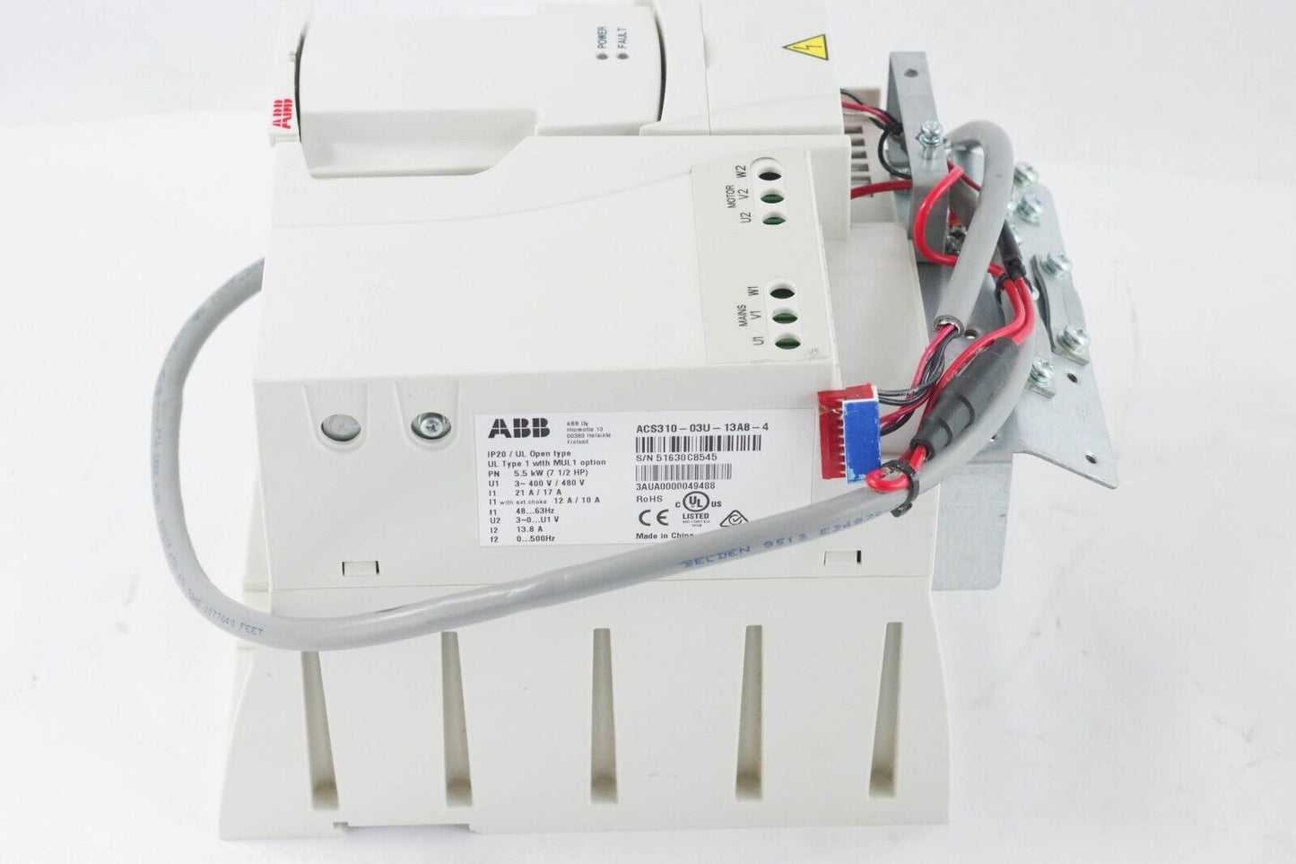 ABB ACS310-03U-13A8-4 ABB ACS310 VFD DRIVE 7.5 HP