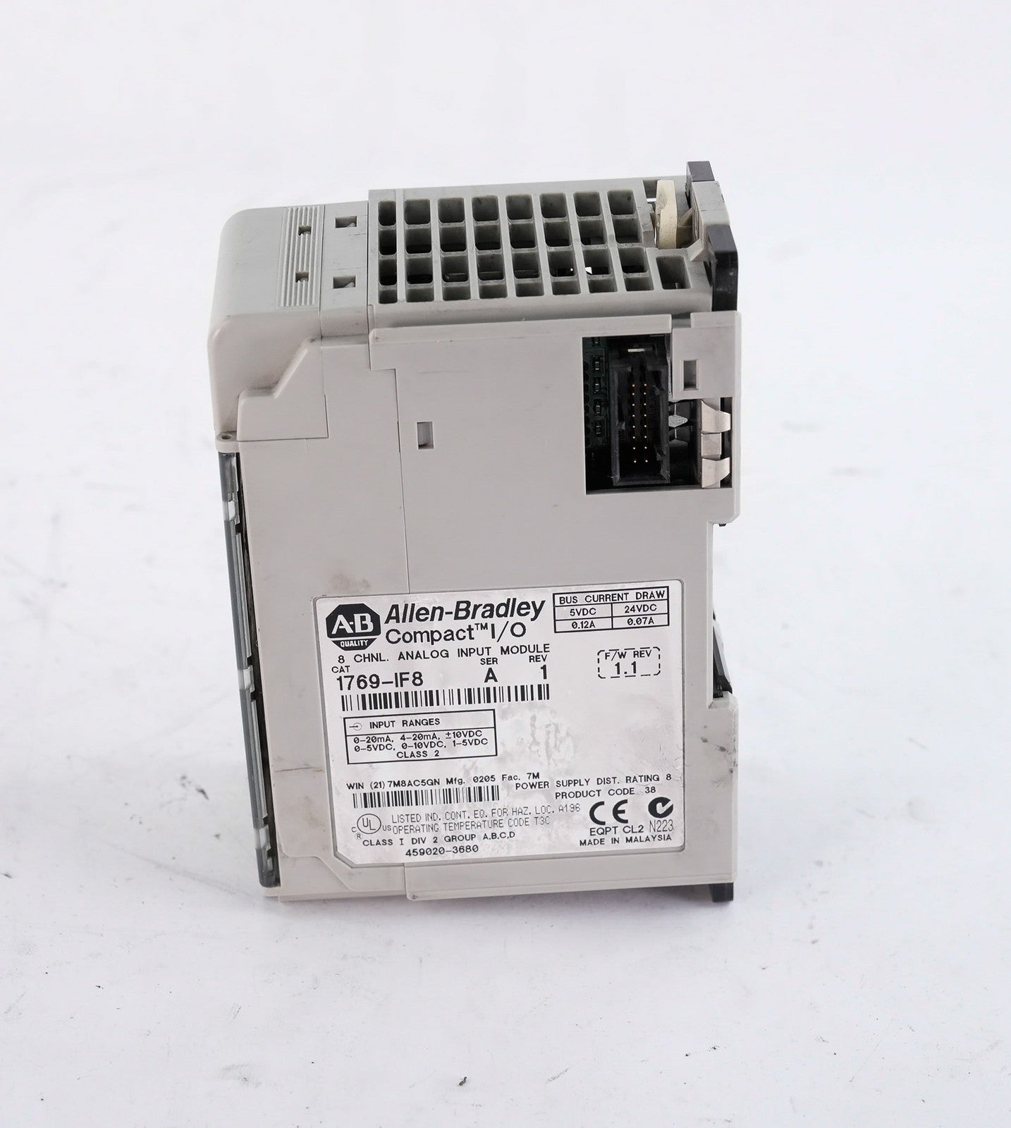 Allen Bradley 1769-IF8 /A CompactLogix 8-Ch Analog Input Module 1769IF8
