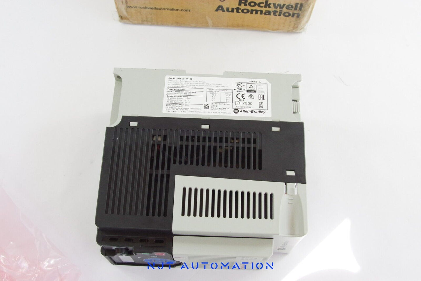 Allen Bradley 25B-D010N104 Ser A PowerFlex 525 AC Drive 480V 5hp 4kW 10.5A