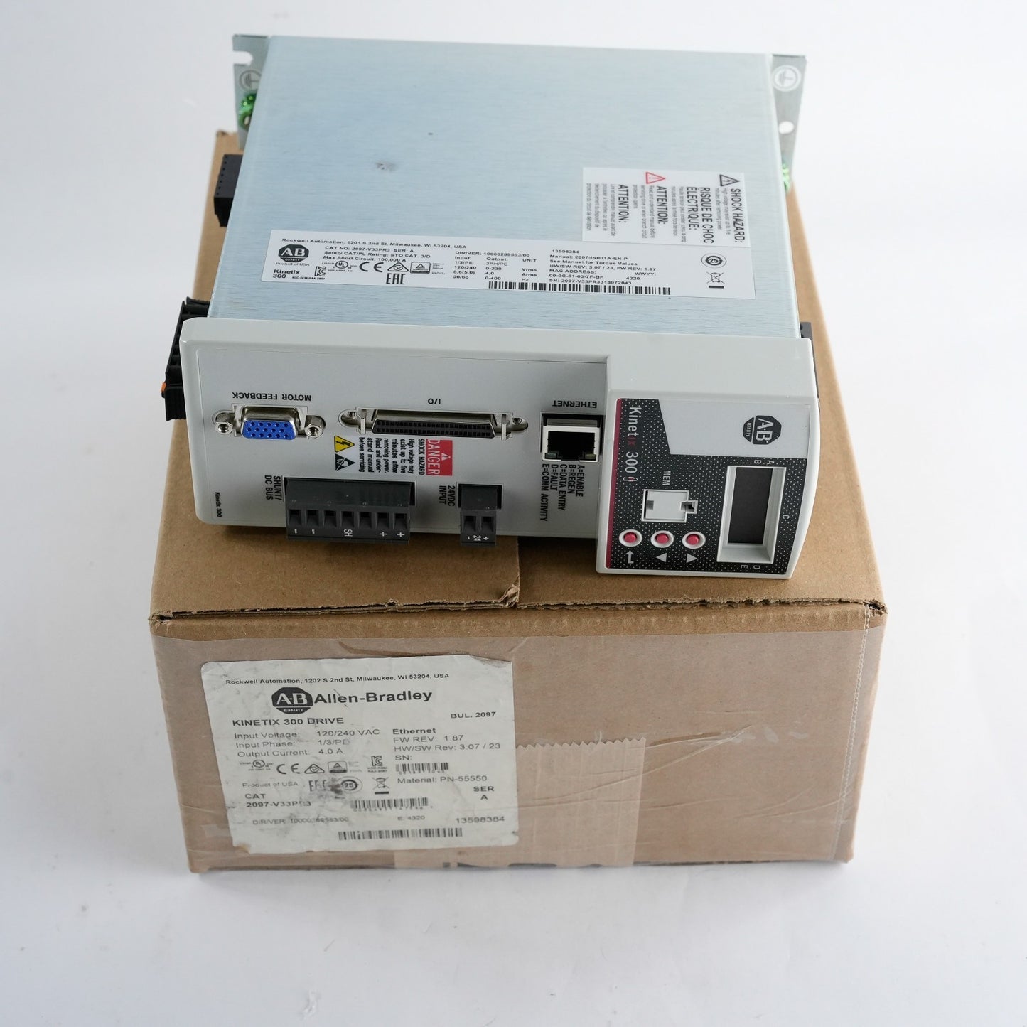 Allen Bradley 2097-V33PR3 /A Kinetix 300 Servo Drive - Without Original Box