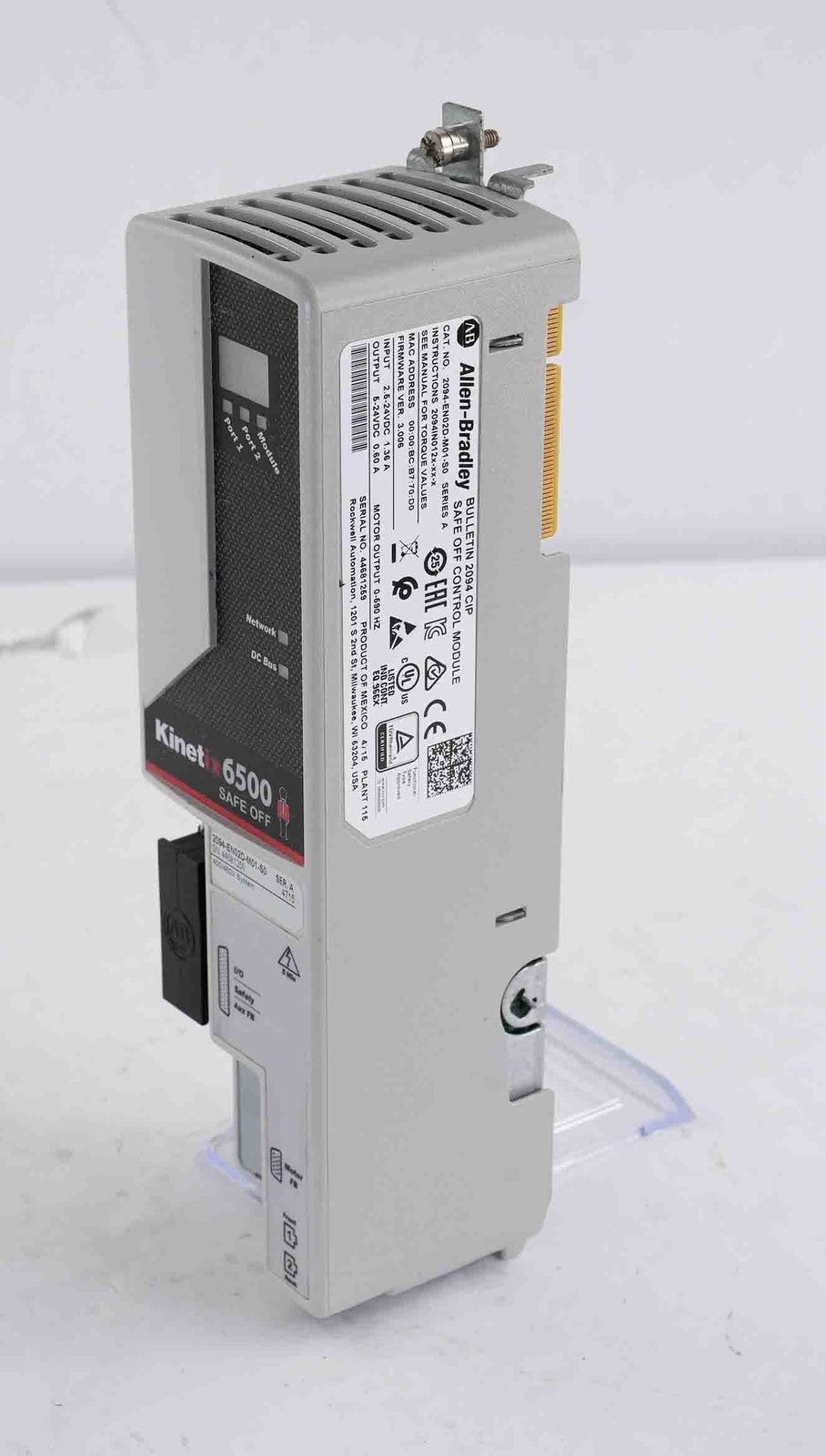 Allen Bradley 2094-EN02D-M01-S0 /A Kinetix 6500 Safe Off Module - Remanufactured