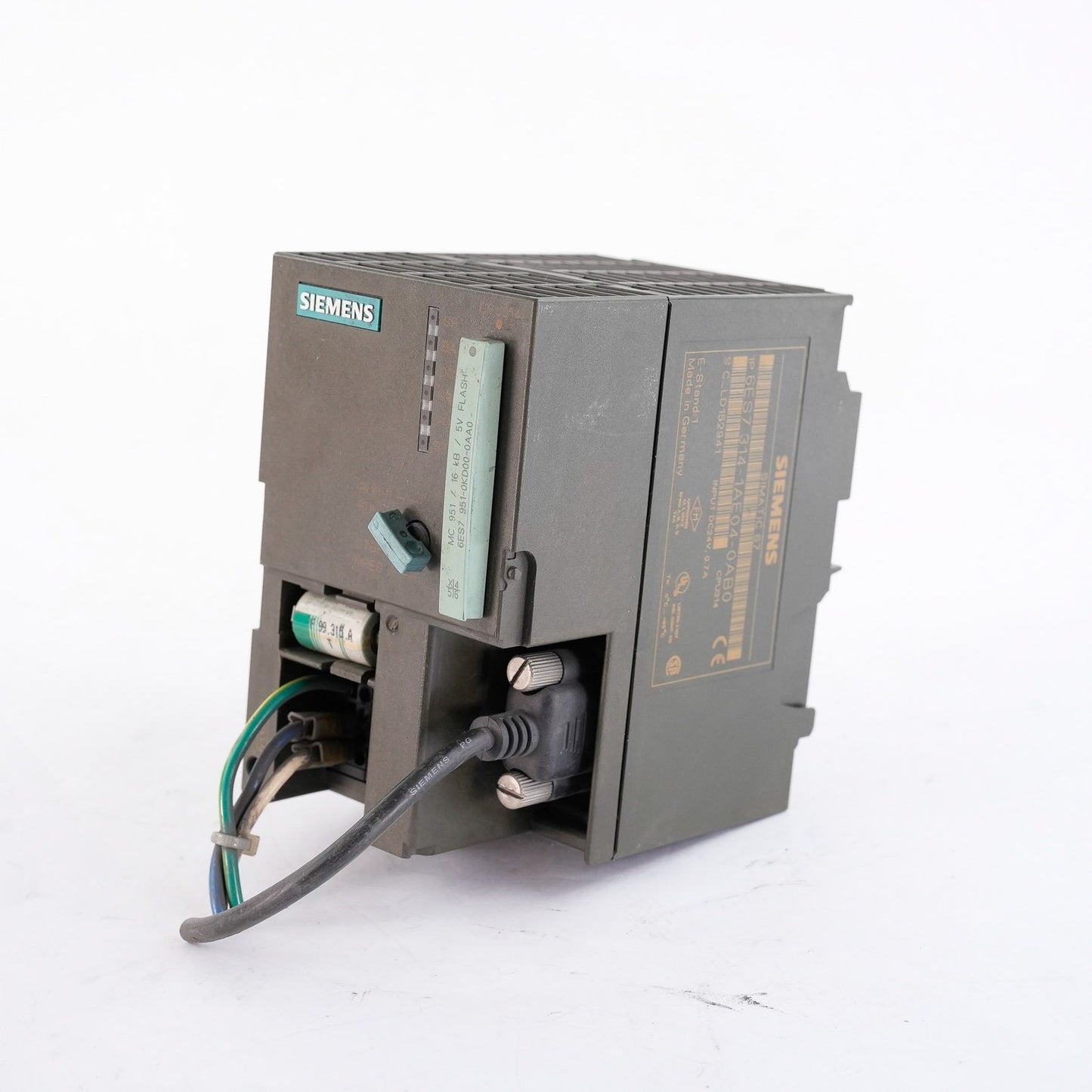 Siemens Simatic S7 6ES7314-1AE04-0AB0 CPU 314 Processor 6ES73141AE040AB0