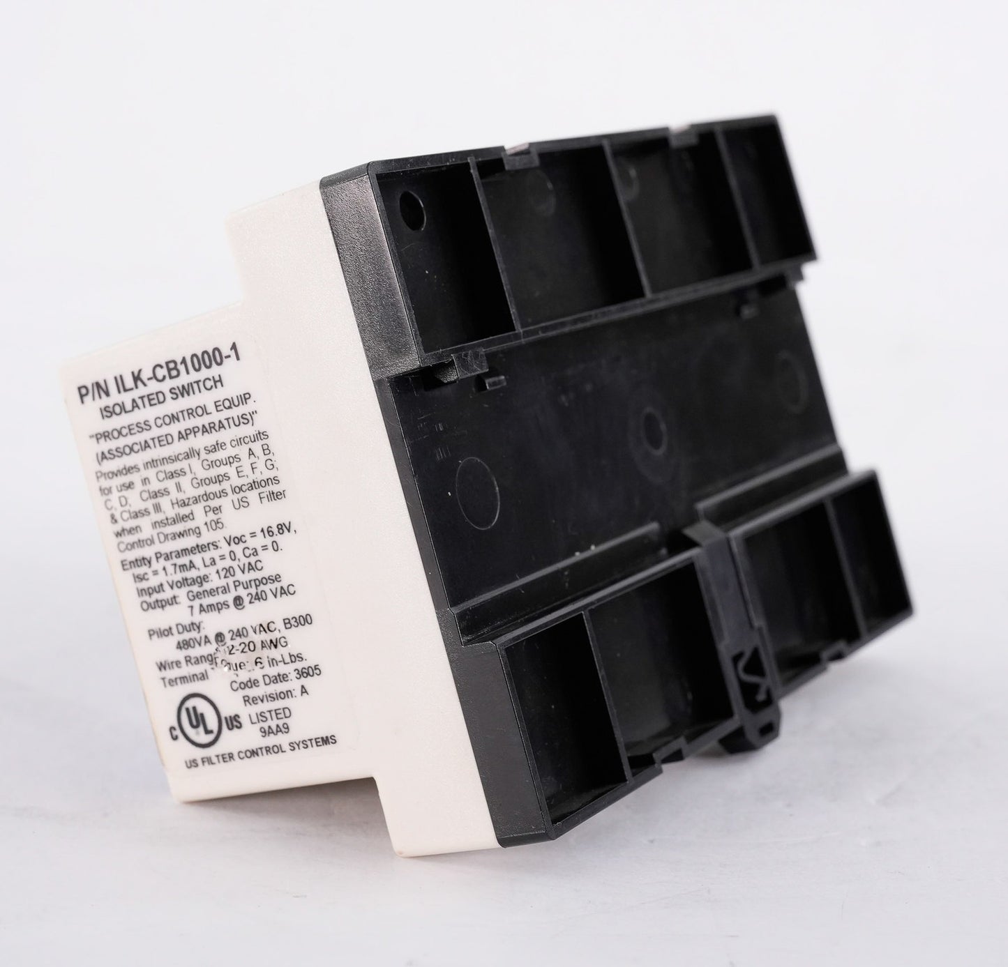 USFilter Control Systems ILK-CB1000-1 Isolated Switch 120VAC ILKCB10001 CB1000