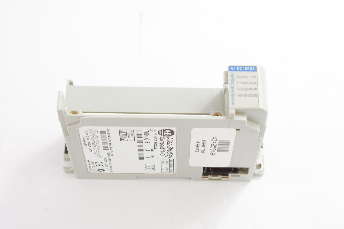 ALLEN BRADLEY 1769-IQ16 / 1769IQ16 Ser A Rev 1 Compact I/O 16 Pt. Input Module