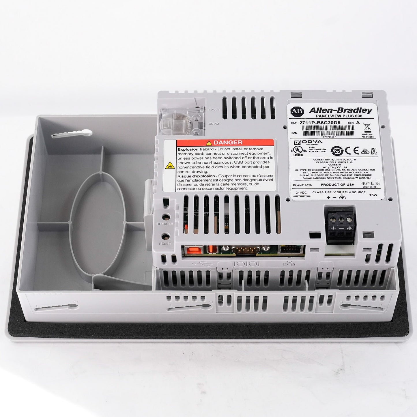 Allen Bradley 2711P-B6C20D8 /A PanelView Plus 600 Color Key/Touch 2711PB6C20D8