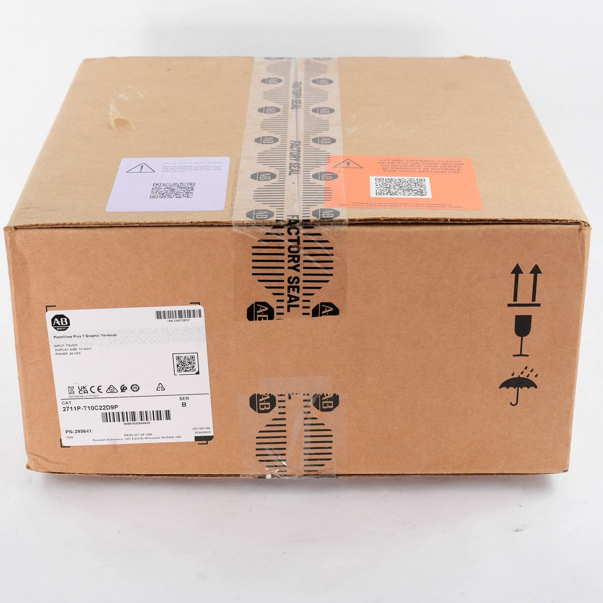 Allen Bradley 2711P-T10C22D9P /B PanelView Plus 7 10in Touch HMI 24V 2026 Sealed