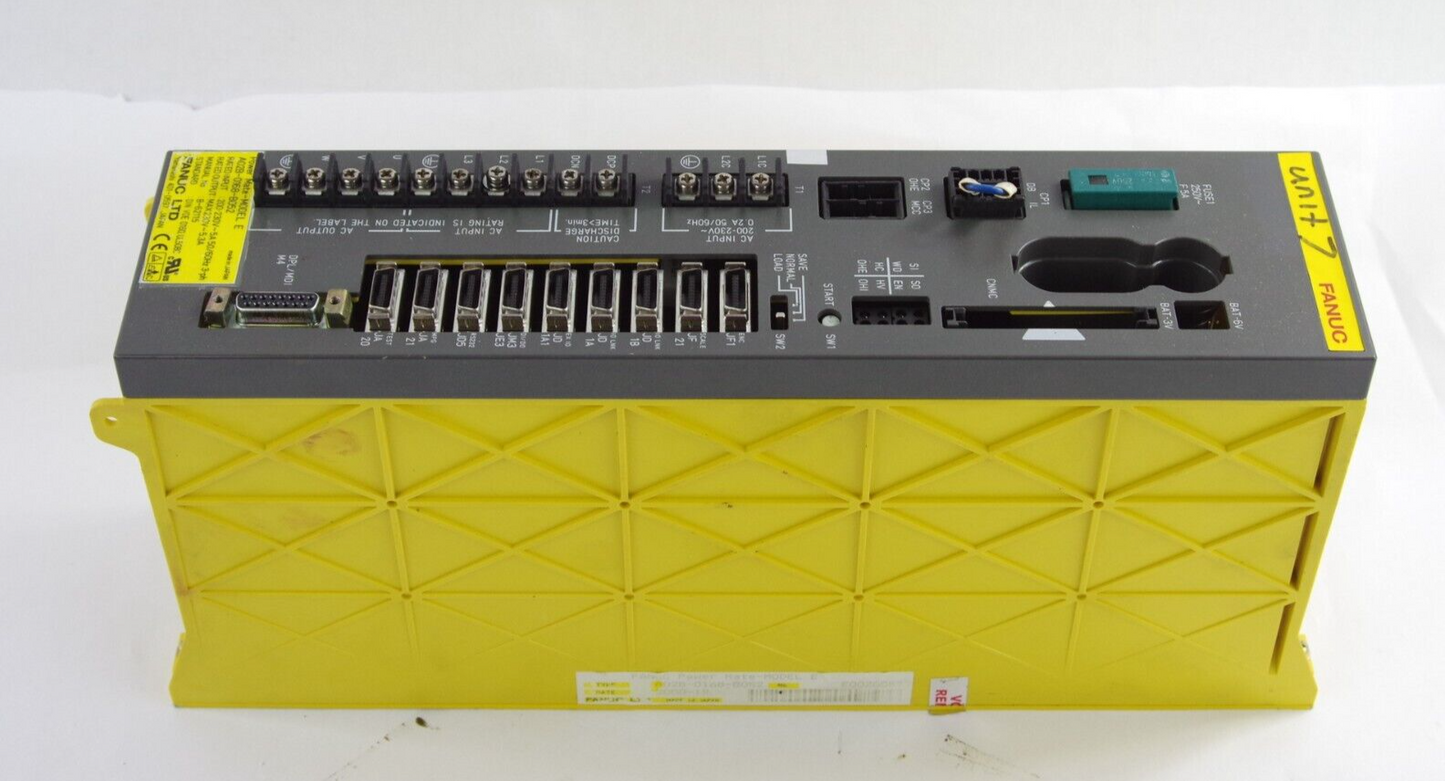 FANUC A02B-0168-B052 / A02B0168B052 Power Mate Model E 3-Phase Input 200-230V 5A