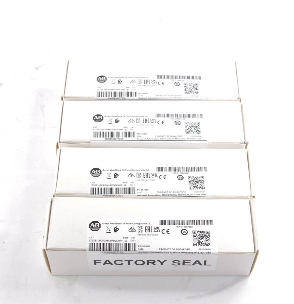 Allen Bradley 1732E-16CFGM12P5QCWR /  1732E16CFGM12P5QCWR Ser B - 16 IO Points