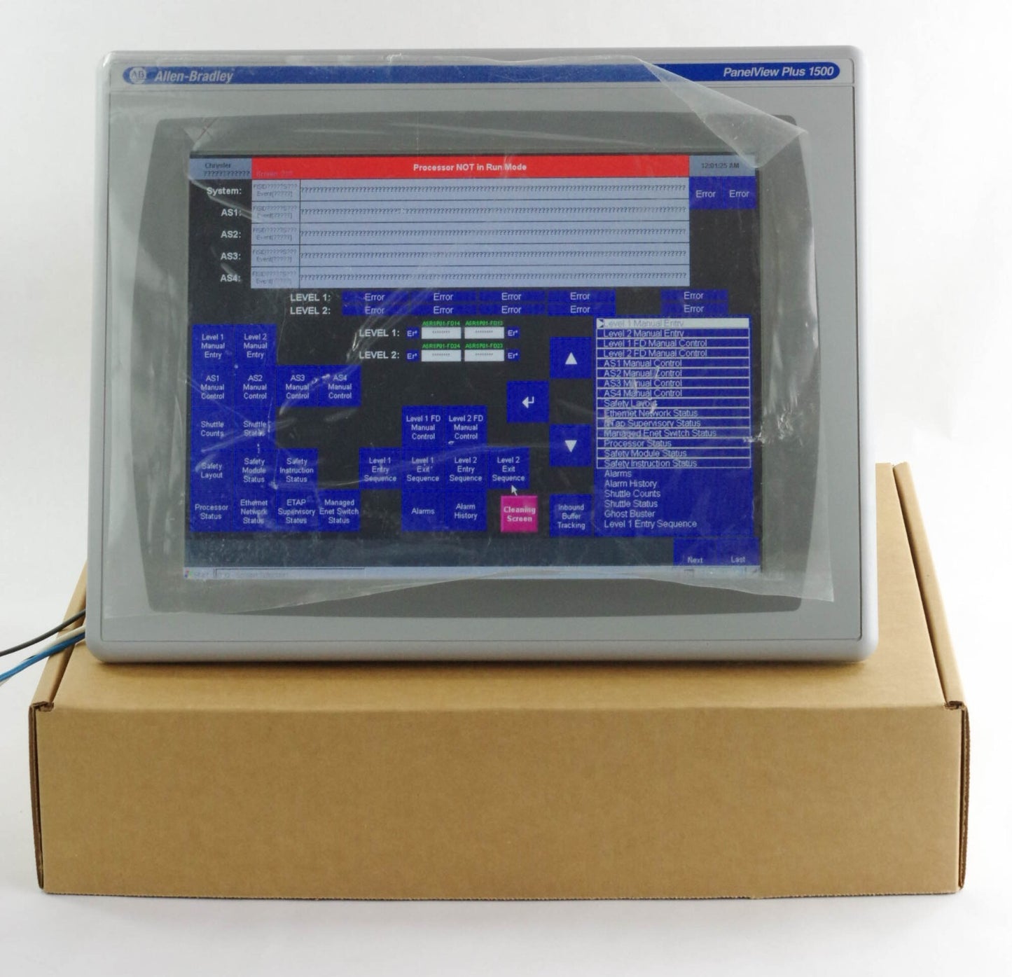 Allen Bradley 2711P-T15C4D8 /A Assembled Terminal Panelview Plus 1500