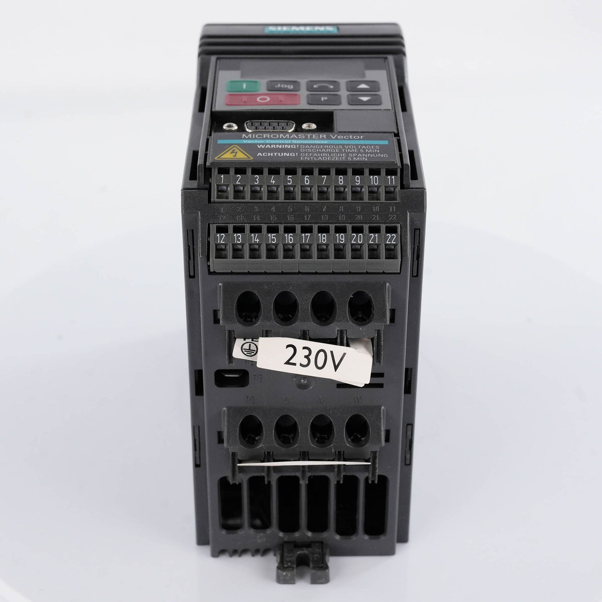 Siemens 6SE3211-5CA40 Micromaster Vector AC Drive 0.12kW 230V 6SE32115CA40