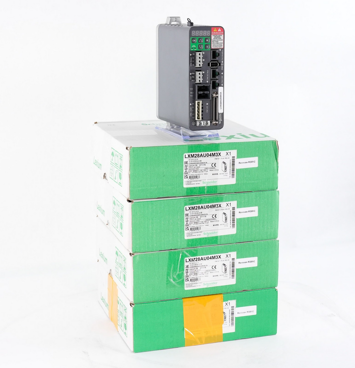 Schneider Electric LXM28AU04M3X Lexium 28 Servo Drive 400W 230V - Open Box