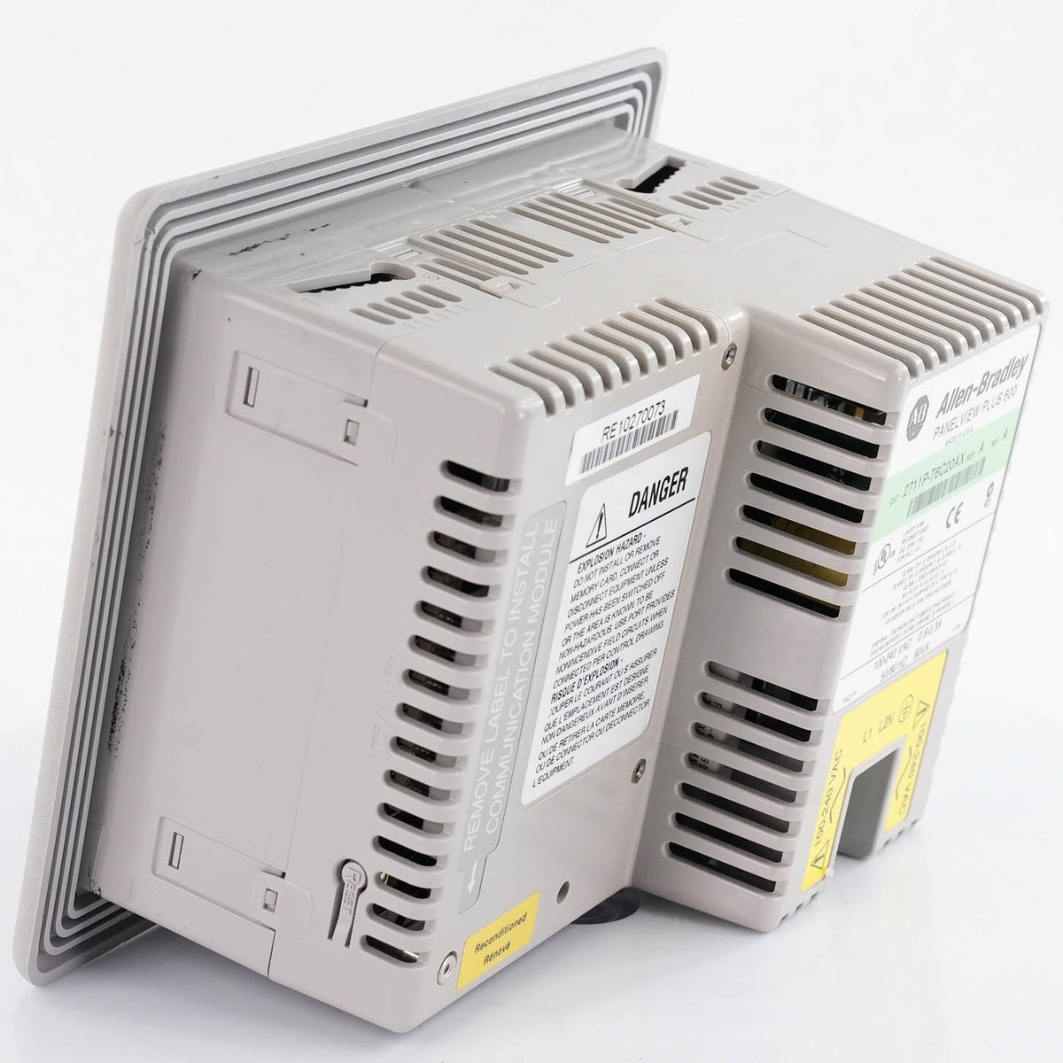 Allen Bradley 2711P-T6C20AX Ser A PanelView Plus 600  120v 2711P-T6C20A