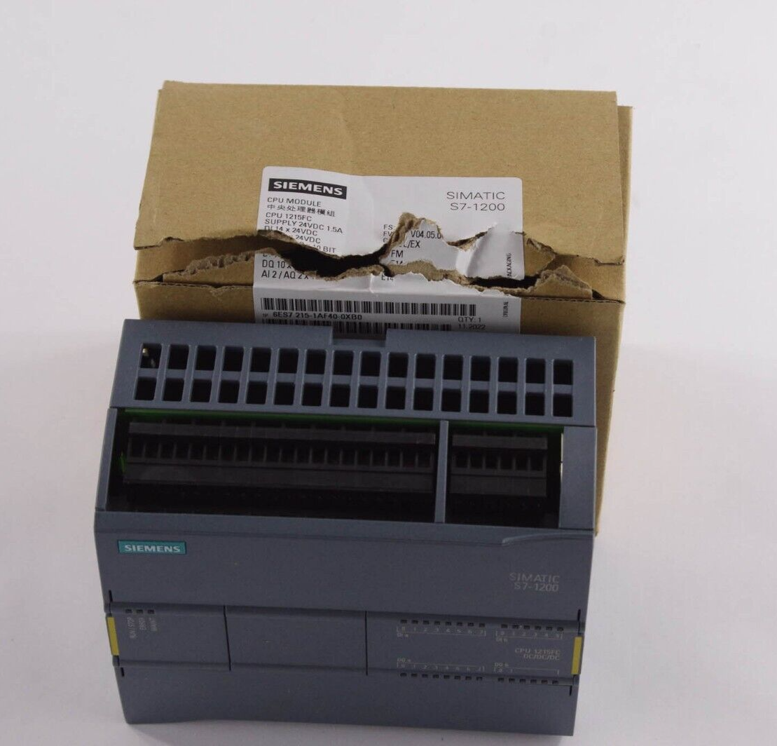 SIEMENS 6ES7215-1AF40-0XB0 / 6ES72151AF400XB0 CPU Simatic S7-1200