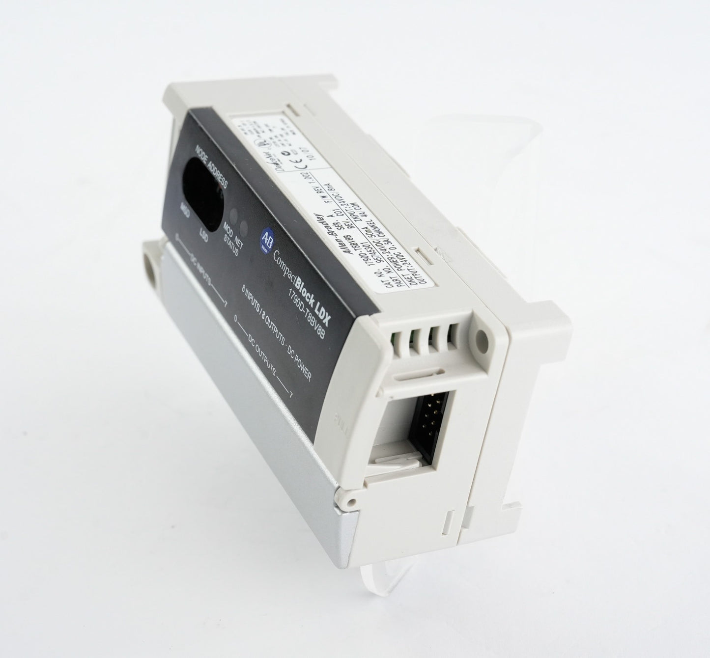Allen Bradley 1790D-T8BV8B /A Compact Block LDX REV. C01 24VDC 0.5A
