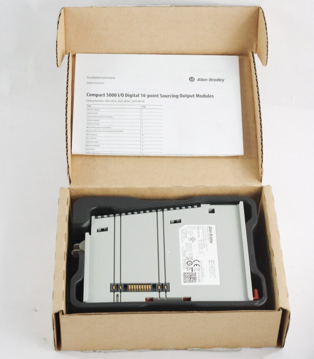 Allen Bradley 5069-OB16K Ser A Compact 5000 Digital 16pt Sourcing Output Module