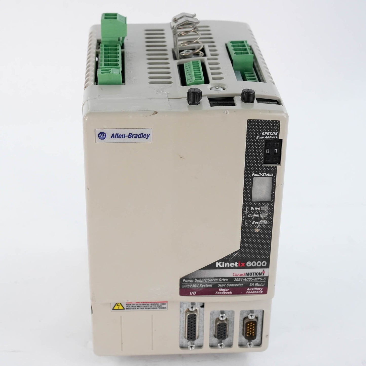 Allen Bradley 2094-AC05-MP5-S Kinetix 6000 IAM 230V 3PH 3kW (Plastics Damage)