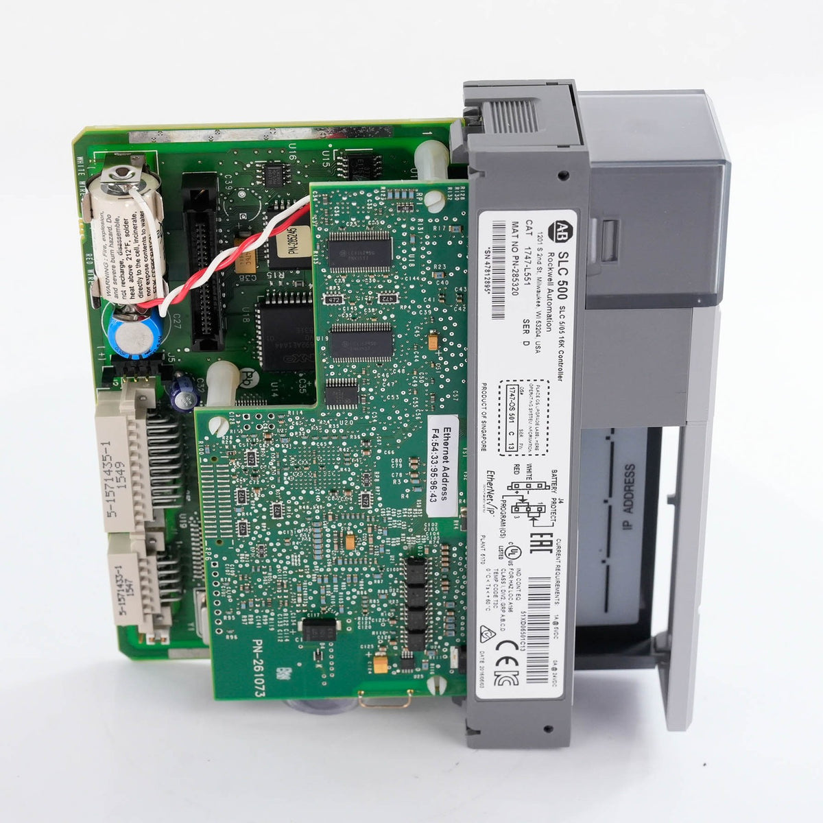 Allen-Bradley 1747-L551 Ser D SLC 500 5/05 CPU Processor 16K Memory
