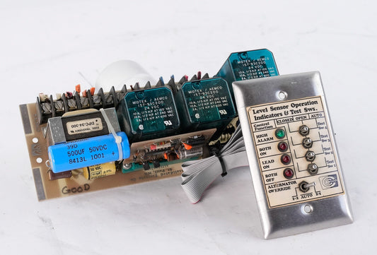 Consolidated Electric Co. CMC12 Duplex Controller-Alternator + Test Switchplate