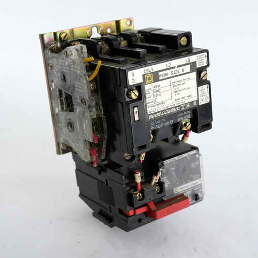Square D 8536-SB02-H20S Series A NEMA Size 0 Contactor