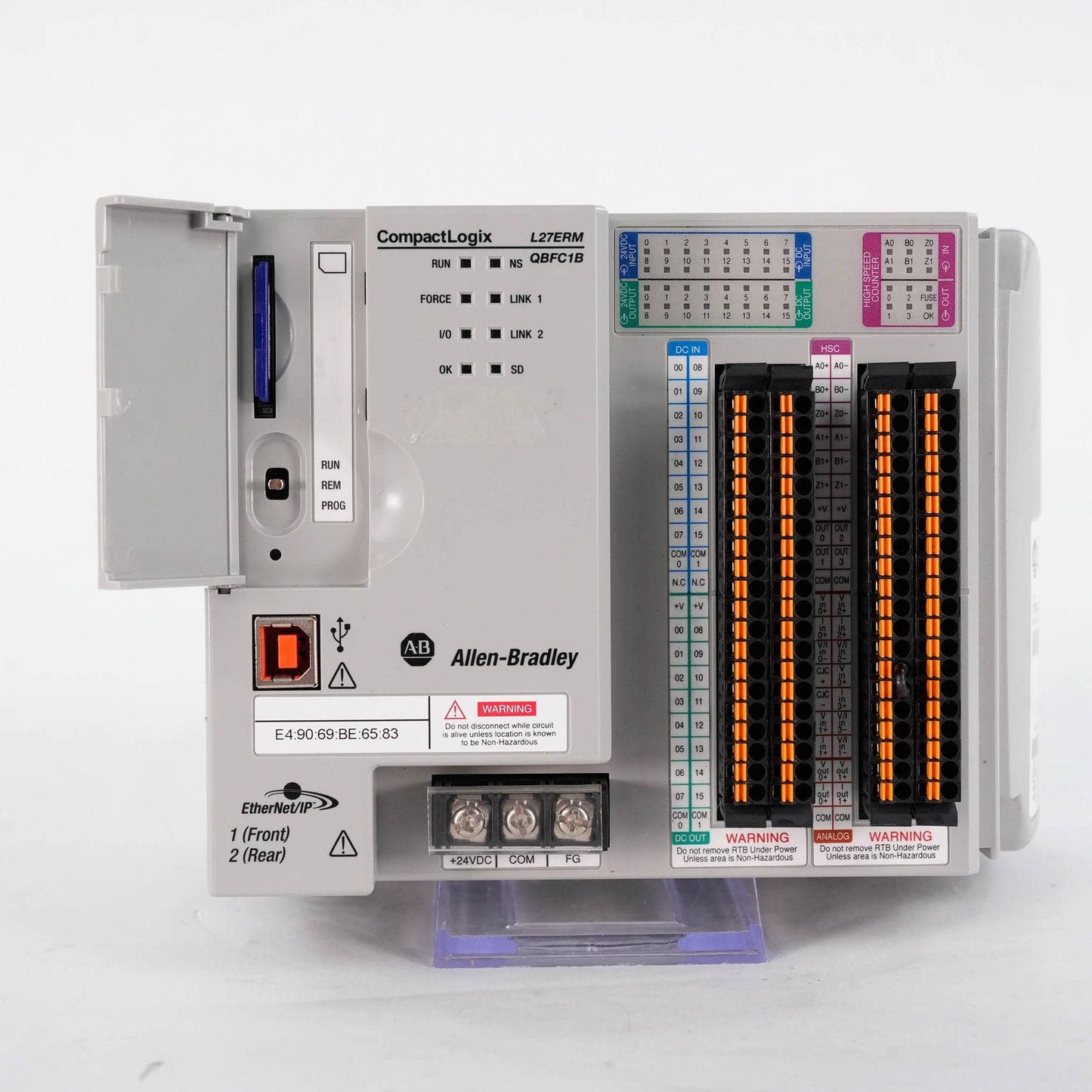 Allen Bradley 1769-L27ERM-QBFC1B Ser A CompactLogix 5370 L2 Controller