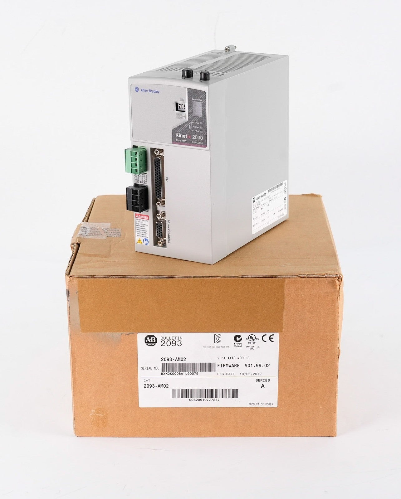 Allen Bradley 2093-AM02 /A Kinetix 2000 Bulletion 2093 Axis Module - Open Box