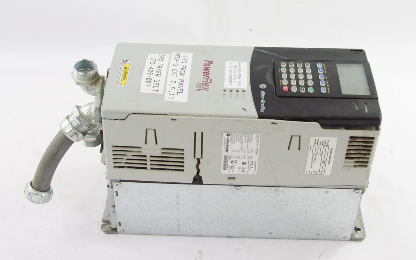 Allen Bradley 20B D 014 A 0 AYNAND0 / 20BD014A0AYNAND0 Drive For Parts or Repair